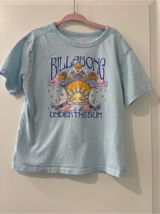 Billabong Other - Billabong Light Blue Kids Tee with Sun & Moon Graphic